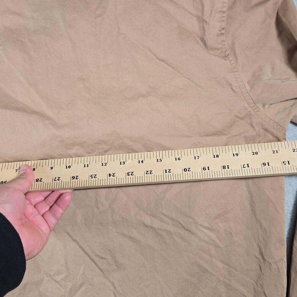 Marine Layer Rossland Dry Wax Bomber Jacket Tan Full Zip Medium - Picture 8 of 11